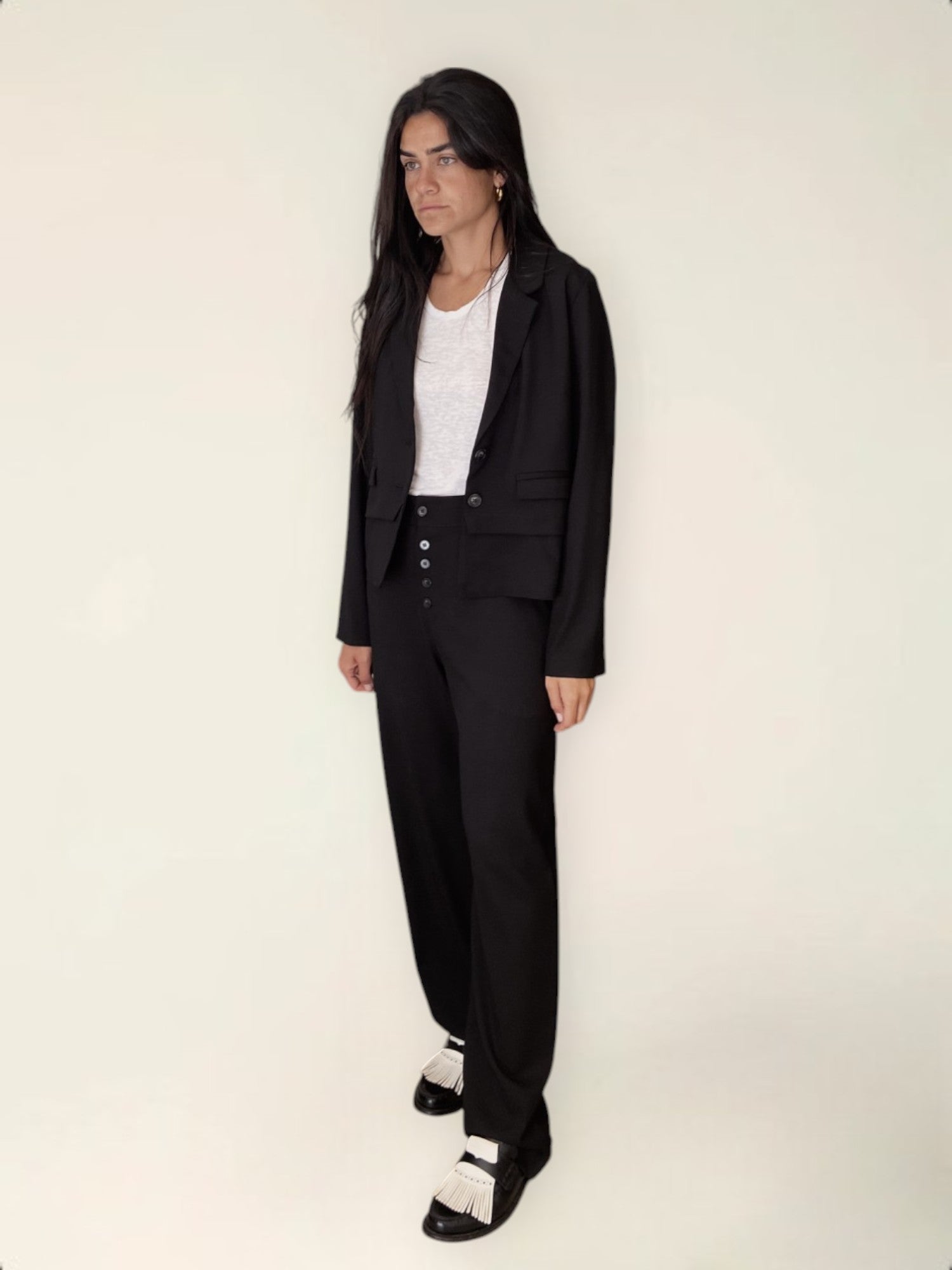 חליפת גקט קצר כפלים